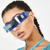 Groothandel-zonnebril Randloze bril Europa en de Verenigde Staten Trend Mode Eyewear Zonnebril Hip Hop Style Punk Zonnebril
