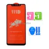 100 stcs 111D Big gebogen schermbeschermer 9h gehard glas voor iPhone 11 12 Mini Pro Max X 6 6s 7 8 Plus XS Max1825390