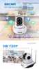 ESCAM G02 Dual Antenna 720P PanTilt WiFi IP IR Camera Support ONVIF Max Up to 128GB Video Monitor - US
