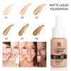 Missyoung Foundation Cream Mineral Whitening Long Wear Oil Control Concealer Liquid Foundation Soft Matte Facial Base Cream