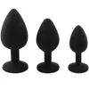 Yuelv 3psclot sml unisex silikon anal rumpa plugg dildo pläterad anus insats stopper anal tränare vuxna sex leksaker produkter för wo4629765