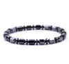 Brins magnétiques Bracelet colonne hexagonale thérapie pour femme Bracelets en acier inoxydable lien élégant bijoux cadeau