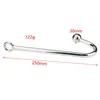 Aço Inoxidável 30 * 250mm Anal Gancho Butt Plug De Metal Com Bola Plugue Anal Dilatador Anal Gay Brinquedos Sexuais Para Homens E Mulheres Jogos Adultos Y190716