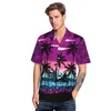 Männer Lässige Hemden 3d Gedruckt Kurzarm Hemd Männer Streetwear Marke Kleidung 2021 Sommer Hawaiianer Strand Aloha Party Camp Camisa Hombre