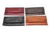 PU Leather Tobacco Bags Belt Buckle Fashion Tobacco Pouch Case Cigarette Package with Three Folds and Concealed Buckles Smoking Accessories