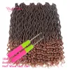 Dreadlocs synthetische vlechten haargodin locss faux locs krullen 18 inch haakvlechten synthetische hari -extensies voor zwarte vrouwen verstelbaar