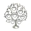 Släktträd bildram display lycka träd metall form hantverk med 7 hängande bild foto hem dekoration
