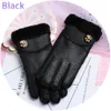 Mode-Fashion 1Pair Frauen Warme Winterhandschuhe Schaffell Ein Verdickung Finger Atmungsaktiv Schaffell Hand-genähte Handschuhe 6 Farben