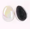 Lindo tipo de huevo Cepillos para el cabello Peluques anti-anudados Combs Peine recto Wholesale Logo Multi Colores personalizados Envío gratis 5