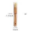 Brosses d'huile de cuisine en bois Bouchage Brosse Poignée en bois BBQ Grill