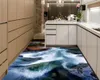 3d Floor Wallpaper Beautiful Stone Landscape Wonderland Digital Printing HD Decorative Beautiful Floor Wallpaper