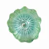 Dale Tiffany Style Hand Blåst Glassl Art Decor Green Färg Väggplattor för hem och hotle