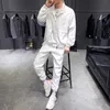 Erkek Tasarımcı Tracksuits Moda Uzun Kollu Ceket 2adet takımları Casual Erkek Kalem Pantolon Suit