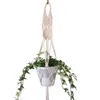 Hot sales 100% handgemaakte macrame plant hanger bloem / pot hanger voor wanddecoratie Countyard Garden