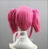 Rose Red Double Ponytail lol League of Legends LAX Silky Girl Magical Girl Cos Pruik