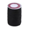 Garn 0,7mm Dia Black Polyester Waches Cord Craft Nähen Nähen Gewindewäsche