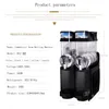 سعر المصنع 2 أسطوانة الحمأة الثلجية التجارية آلة ذوبان الثلوج الصناعية 110 فولت 220 فولت