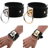 PU Leather Wristband Bracelet Cuff Goth Metal Armbands Gothic Punk Bracelets 2020 New Fashion Women Men Cosplay Ornaments6856773