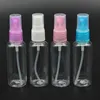 50pcs/Lot 40ML Multicolour Cap Cylinder Spray Pump Perfume Bottle For PET Solid Color Water Bottles Containers Perfume Spray