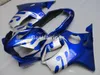 Kit de carénage de pièces de moto d'injection pour Honda CBR600 F4I 04 05 06 07 ensemble de carénages bleu argent CBR600 F4I 2004-2007 IY30