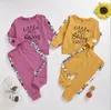 Baby Mädchen Kleidung Frühling Brief Gedruckt Kleidung Sets Kinder Runde Kragen Langarm Tops Hosen Anzüge Lässige Hoodies Hosen Outfits c7211