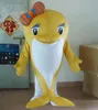 2019 Factory Outlets EVA Material Blue and yellow dolphin Mascot Costumes Cartoon Apparel Birthday party Masquerade