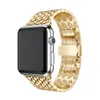 Rostfritt stål Butterfly Buckle Band för Apple Watch 38mm 40mm 42mm 44mm Watchband för Apple IWatch Series 4 3 2 1 Rem Armband5155868