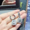 Nueva joyería de lujo brillante que nunca se desvanece Plata de ley 925 Corte princesa Topacio blanco CZ Piedras preciosas de diamantes Pendiente colgante Pendiente de clip para mujer