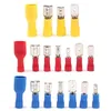 Freeshipping 480 Unids Surtido Completamente Aislado Tenedor Tipo U Juego de Terminales Conectores Surtido Kit Eléctrico Crimpado Anillo de Pala Multi-Func