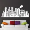 Large Size 132x41 cm Batman Gotham City Wall Decal Comics Sticker Kids Room Home Art Decor6001204