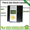 Freeshipping, 12 / 24V Auto Work / 200W-600W Wind Solar Hybrid Street Controller, 200W Solar PV Power, med läge A eller C