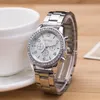 Pretty Watches Geneva Bling Crystal Women Girl Unisex Stainless Steel Watch Quartz Wrist Watch