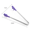 Leuke Palmvorm Voedseltang Siliconen Clip Ice Antislip Clip Mini Food Clip Cake Barbecue Tool LX1405