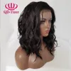 New exploded European and American real women's front lace chemical fibre mid-length straight hair wig manufacturers spot whole