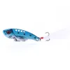 Hengjia 60 pz 5.5 CM 11G ami piuma VIB019 VIB esche Walleye attrezzatura da pesca vibratore Bait Spoon Metallo pesca