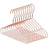 Hangerlink Appendiabiti per camicie in metallo oro rosa da 32 cm con tacche, gruccia piccola e resistente per bambini (30 pezzi/lotto)