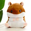 Bonito gordo hamster boneca gigante dos desenhos animados mouse brinquedo de pelúcia travesseiro para crianças menina dormir brinquedos presente aniversário 65cm 26 polegada dy505626069951