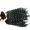 몽골 킨키 곱슬 머리 2pcs 땋는 대량에 대한 인간의 머리카락 첨부 묶음 머리카락을 땋는 묶음