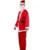 Yetişkin Noel Baba Giysileri Set Peluş Noel Kostüm Erkekler Noel Şapka Ayı Kemer Setleri Noel Cosplay Giysi Süslemeleri GGA2530
