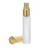 10ml Verre Dépoli Vaporisateur Vide Bouteille De Parfum En Aluminium Anodisé Voyage Portable Parfum Huile Essentielle Sous-bouteille Cosmétique Conteneur SN673