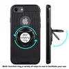 FOXXD Miro/L590A TPU+PC Material Hybrid Dual Layer 360 Degree Rotating Ring Holder Kickstand Drop Defender Case for Alcatel Fierce 4/5060