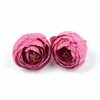 100pcs 4cm Silk Rose Bud Têtes de fleurs artificielles pour décoration de salle de mariage Boîte à cadeaux en couronne de bricolage Scrapbooking Craft Fake Flowers2157