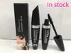 Mascara de maquillage noir allongeant, longue durée, imperméable, épais, emballage exquis