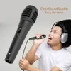 Promotion chaude universel filaire unidirectionnel portable dynamique Microphone enregistrement vocal Isolation du bruit Microphone noir