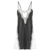 Kobiety z nuty snu Kobieta nocna bieliznę Lenceria femenina koronkowa sukienka mini -sukienka noc negigee chemise de nuit JF0092389121