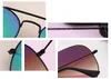 Neue Markendesign -Gradient Flash Mirror Aviation Sonnenbrille Männer Mode Männlich UV400 Mirror Sonnenbrille Reise Fischerei Oculos Gafas de 306p