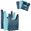 Ny Folding Shopping Bag Storage Pouch Bags Portable Environmental Protection Bag Vattentät handväska Stor kapacitet Oxford Cloth Handväskor