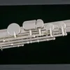 Горячие продавать Pearl Alto Flute- PFA-201ESU Изогнутого Headjoints Split 16 ключей Закрытых отверстий G Tune мельхиор с футляром