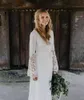 Dresses Vintage Boho Wedding Dresses Hippie Country Crochet Lace A Line Bohemian Vneck Long Sleeve Elegant Bridal Gowns Plus Size Vestido