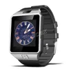 Universal DZ09 Smart Watches 1,54 inch SIM TF-kaart noodoproep Portable Micro SMS Anti-Most Anti-armband polsband met retailpakket